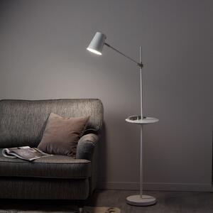 Markslöjd Lampă de podea Linear stație încărcare USB, alb, Alb, Camera de zi / sufragerie, Metal, Scandinavă