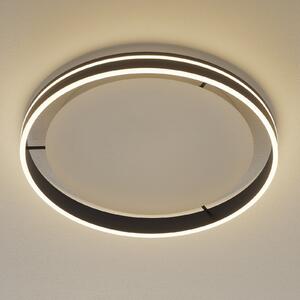 Q-Smart-Home Paul Neuhaus Q-VITO plafonieră LED 59cm antracit, reglabil, Negru, Camera de zi / sufragerie, Metal, Modern