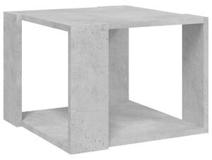 Masă de cafea, gri beton, 40x40x30 cm, lemn compozit