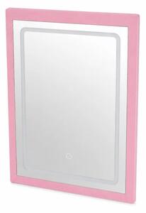 Oglinda LED pentru masuta de machiaj CRYSTAL - Pink