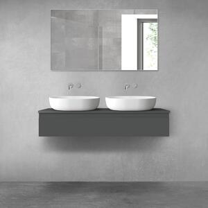 Oltens Vernal dulap 120x45.6x23.6 cm sub chiuveta pe perete grafit 60012400