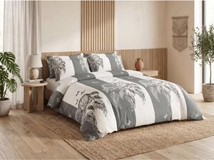 Lenjerie de pat policoton TIRSO POLY gri-alb Dimensiune lenjerie de pat: 70 x 90 cm | 140 x 200 cm