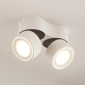 Arcchio Spot LED pentru tavan Rotari, alb, 2 becuri, 2270lm, reglabil, Alb, Hol, Aluminiu, Modern