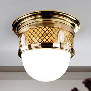ORION Plafonieră Alt Wien, Ø30 cm, alamă, reglabil, Auriu / Alamă, Camera de zi / sufragerie, Metal, Antichitate