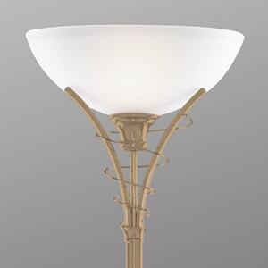 Lampă de podea clasică Lineas alamă antic
