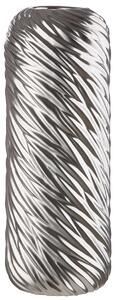 Vaza Wave, Ceramica, Argintiu, 15x15x40 cm