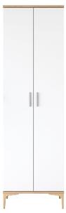 Dulap cu rafturi Jenaretta 2 (Nuc + alb). Promo -14%. 1106728