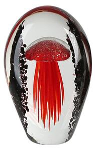 Decoratiune JELLY FISH, sticla, 14x9x6 cm