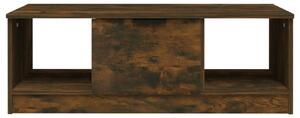 Măsuță de cafea, stejar fumuriu, 102x50x36 cm, lemn prelucrat