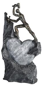 Figurina HEART, rasina, 37X19X9 cm