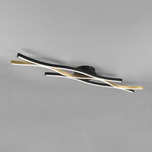 Trio Lighting Plafonieră cu LED Blaze, CCT, dimabil, alamă, reglabil, Auriu / Alamă, Camera de zi / sufragerie, Metal, Modern