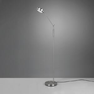 Lampadar LED Franklin, dimmer senzor, nichel mat