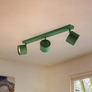 Spot de tavan Chloe reglabil cu 3 becuri, verde