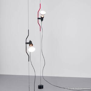 FLOS Parentesi - lampă suspendată verticală, negru, Negru, Camera de zi / sufragerie, Metal, Design, Stand altcineva