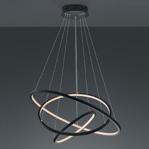 Trio Lighting WiZ Aaron lampă suspendată LED smart antracit, reglabil, Negru, Camera de zi / sufragerie, Metal, Modern