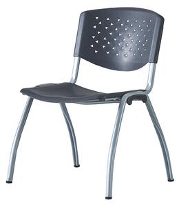 Scaun terasa, bucatarie, spatar si sezut PP, model perforat, inaltime 82 cm