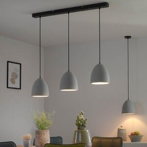 Paul Neuhaus lampă suspendată Eton, 3 becuri, 100 cm, beton, G9
