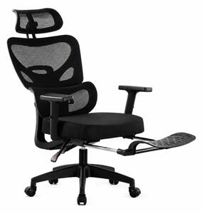 Scaun ergonomic premium pentru birou, tetiera reglabila, suport lombar reglabil, suport picioare