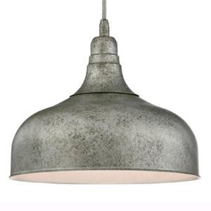 Westinghouse 6330140 lampă suspendată, oțel antic, reglabil, Metalic, Camera de zi / sufragerie, Metal, Vintage