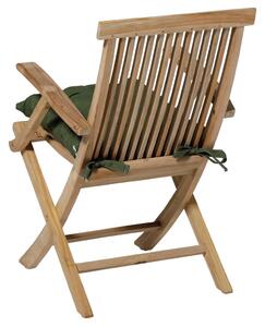Madison Pernă de scaun Panama, verde, 46x46 cm TOSCB209
