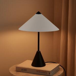 Lindby Lampă de masă Norvik, înălțime 35 cm, negru/gri, metal, Negru, Camera de zi / sufragerie, Metal, Modern