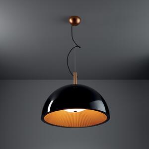 LEDS-C4 Umbrella lampă suspendată, negru, Ø 60 cm, reglabil, Negru, Camera de zi / sufragerie, Metal, Design