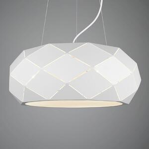 Trio Lighting Lampă suspendată Zandor, alb, reglabil, Alb, Camera de zi / sufragerie, Metal, Modern