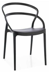 Scaun de bucătărie Onbela, negru