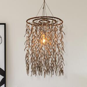 Lampă suspendată Kokos, nucă de cocos natur, 55 cm