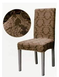 Set 6 Huse Multielastice Jacquard pentru Scaune – Protecție și Stil, Cafea cu lapte