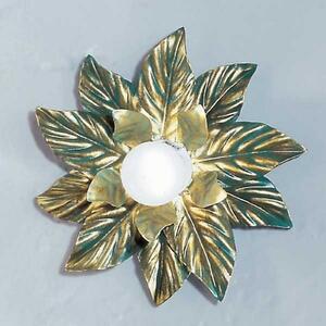 Aplică de perete Fleuria din metal, verde antic