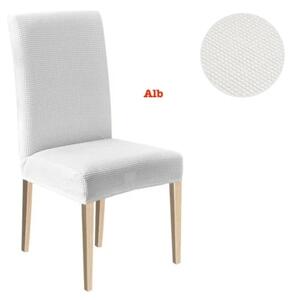 Set 6 huse pentru scaune bucatarie, elastice pentru toate modelele - Gri deschis