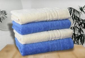 Set 4 Prosoape din 100% Bumbac (70x130cm) - Turcoaz