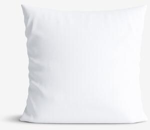 Goldea față de pernă decorativă luca - albă 45 x 45 cm