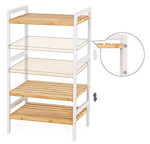 Raft baie, Songmics, Natural, 45x31.5x79.5 cm