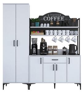 Set dulapuri bucătărie Jenaretta 48 (alb + negru). 1107097