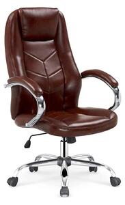 Scaun de birou CODY, maro, piele ecologica, 64x65x111/119 cm