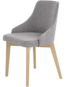 Scaun tapitat cu stofa gri Toledo, 55X51X82 CM