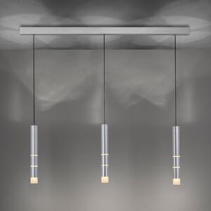 PURE Vega lampă suspendată LED, 3 cilindru, alu