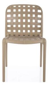Scaun STRIP, bej, polipropilena, 46x42x83 cm