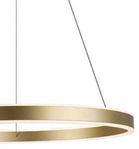 Lampă suspendată SLV One 60 LED, CCT, alamă, Ø 60 cm