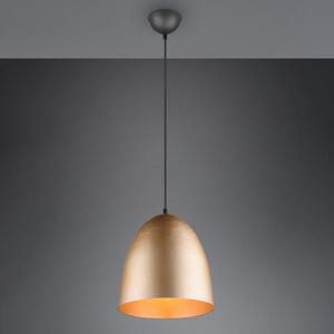 Suspensie Tilda, o singură lumină, alamă, Ø 25 cm