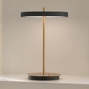 UMAGE Lampă de masă LED reîncărcabilă Asteria Move negru/zahăr 31 cm