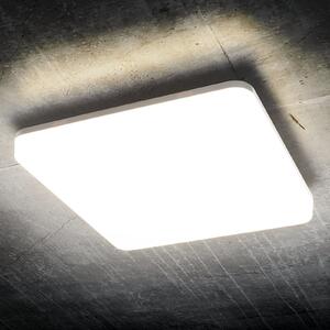 Heitronic Plafonieră LED Pronto, angulară, 28 x cm, Alb, Plastic, Modern
