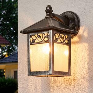 Elstead Lampă de exterior Winchcombe, negru/transparent, IP44, reglabil, Negru, Metal, Antichitate, Felinar