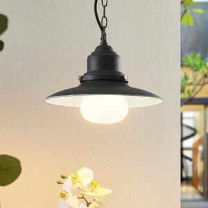 Lampă suspendată Lindby Roisin, antracit, metal, Ø 32cm