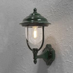 Konstsmide Aplică de exterior Parma, felinar stând, verde, Verde, Metal, Casă de țară / Rustic
