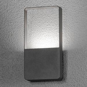 Konstsmide Aplică LED de exterior ultramodernă Matera, Gri, Metal, Modern