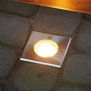 Heitronic Spot de podea încastrabil Potsdam, IP67, unghiular, Metalic, Metal, Modern, Luminile încastrate unghiulare