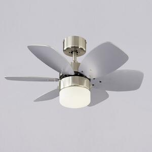 Westinghouse Floral Royal ventilator de tavan, Gri, Camera de zi / sufragerie, Metal, Modern